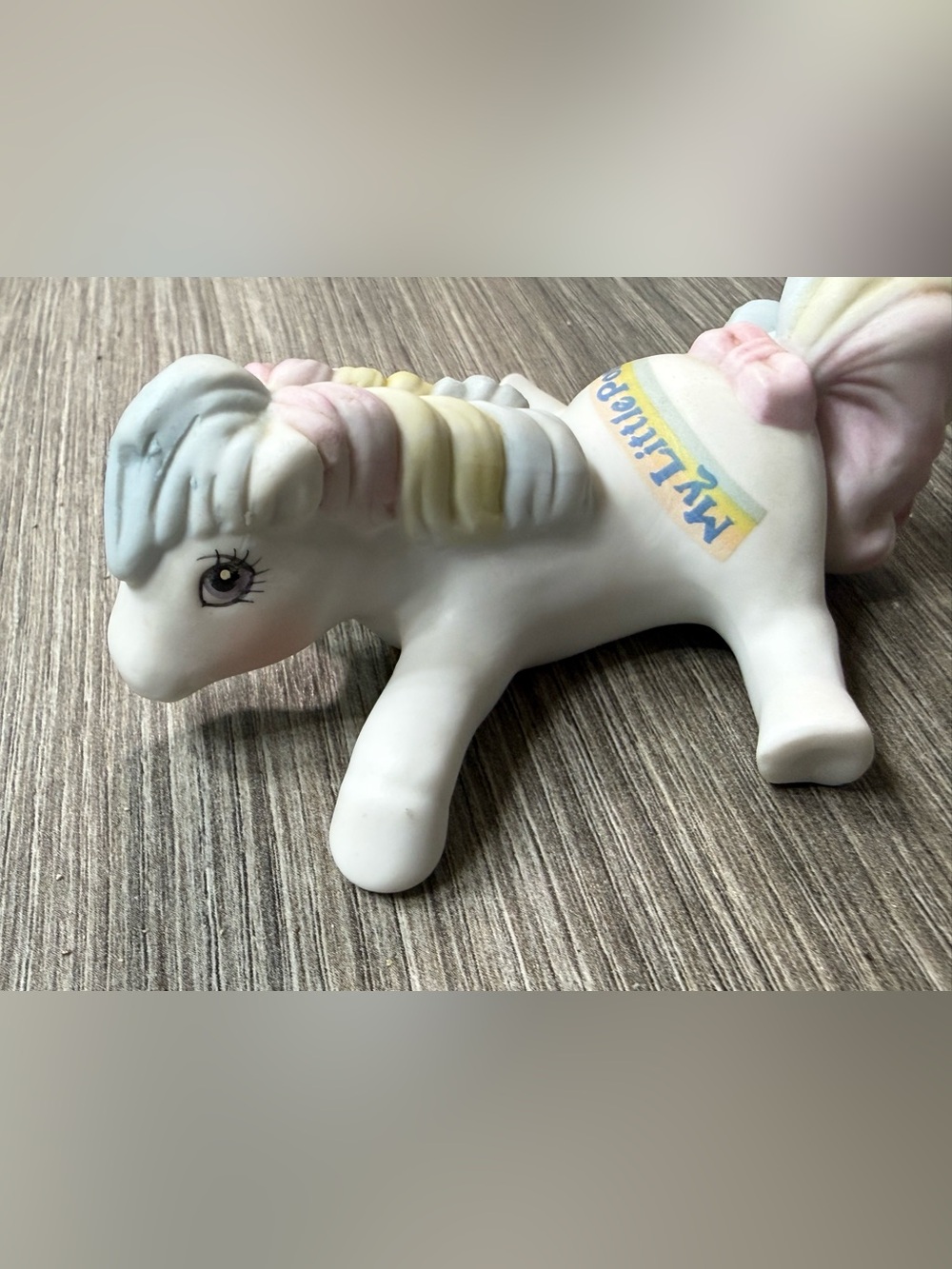 My Little Pony First Born Baby Starbow Porcelain Figurine 80s MLP